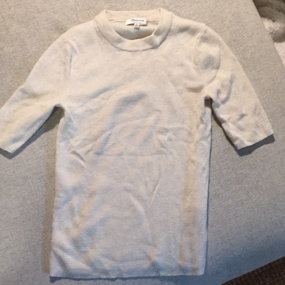 Madewell ribbed sweater shirt